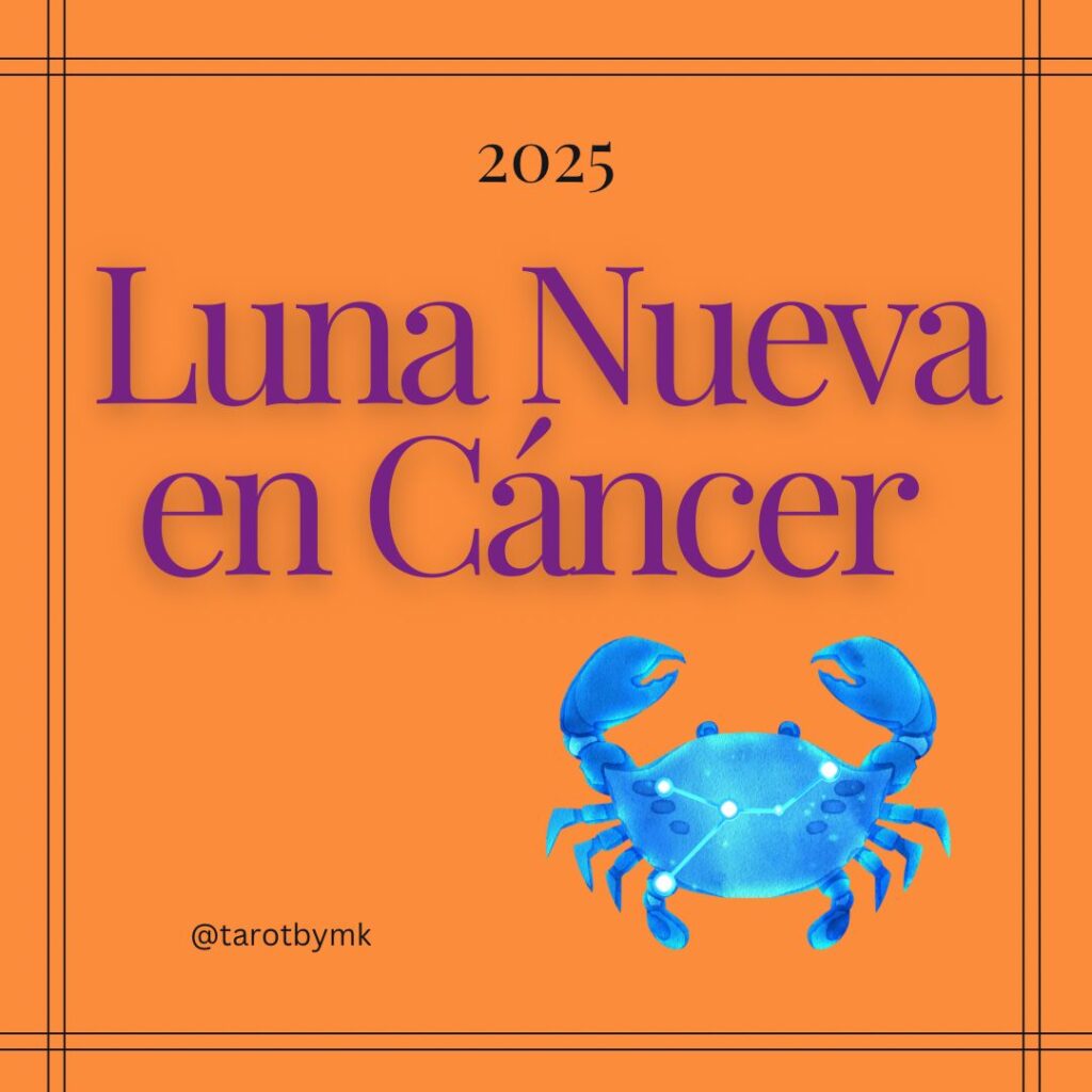 La Luna Nueva en Cáncer del 25 de junio nos invita a sembrar desde el corazón. Un tiempo de introspección, cuidado y expansión emocional.