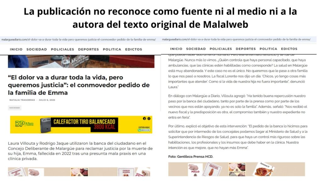 Una situación reciente reabre el debate sobre el respeto al trabajo periodístico y la importancia de citar las fuentes para evitar plagio.